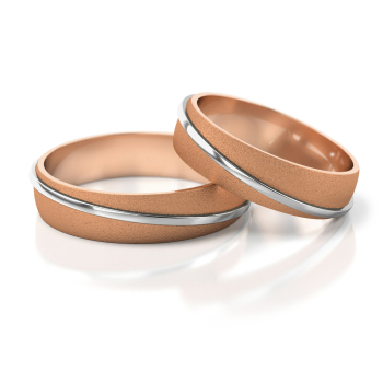 Preview: Stelmach Trauringe Weiss-Gelbgold Kleinmachnow 104